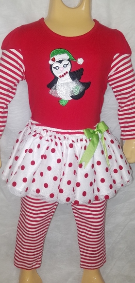 Rare Edition holiday 2-piece holiday set 9mos - Picture 7 of 7